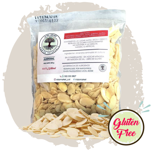 Almendras Fileteada 250gr - Vida Market