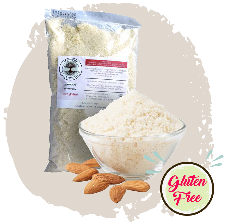 Harina de Almendras 500gr - Vida Market